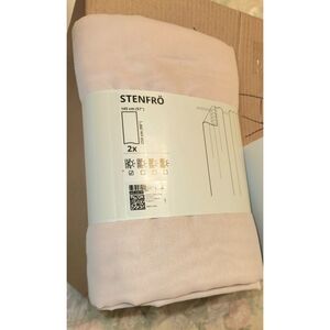 IKEA STENFRÖ Pink Sheer Curtains - New!